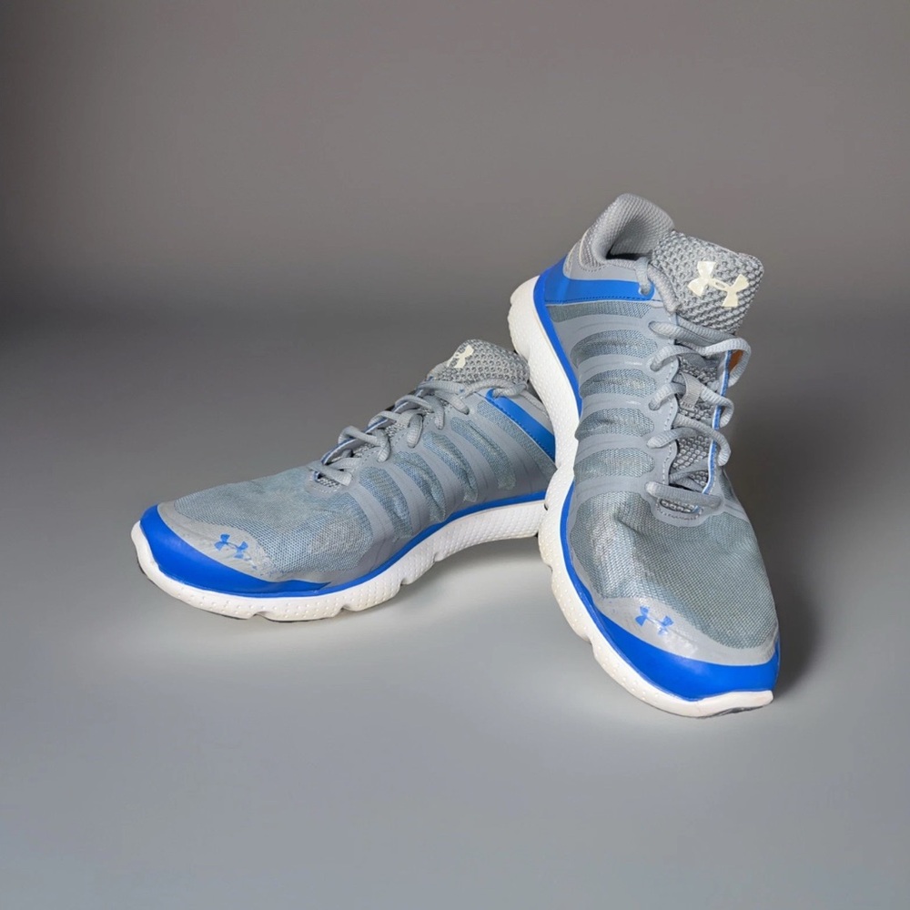Under Armour Blue and Gray Athletic Shoes